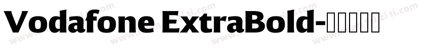 Vodafone ExtraBold字体转换
